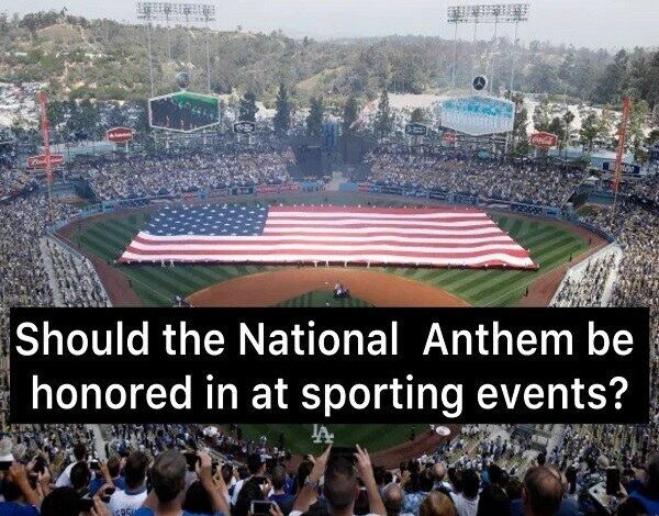 Why sports events start with the National Anthem