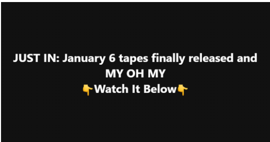  January 6 tapes finally released 