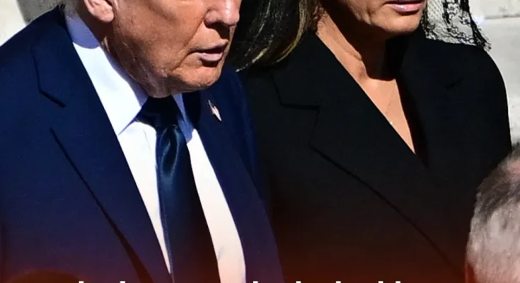 Melania Trump sparks new ‘body-double’ conspiracy at Pope Francis’ funeral