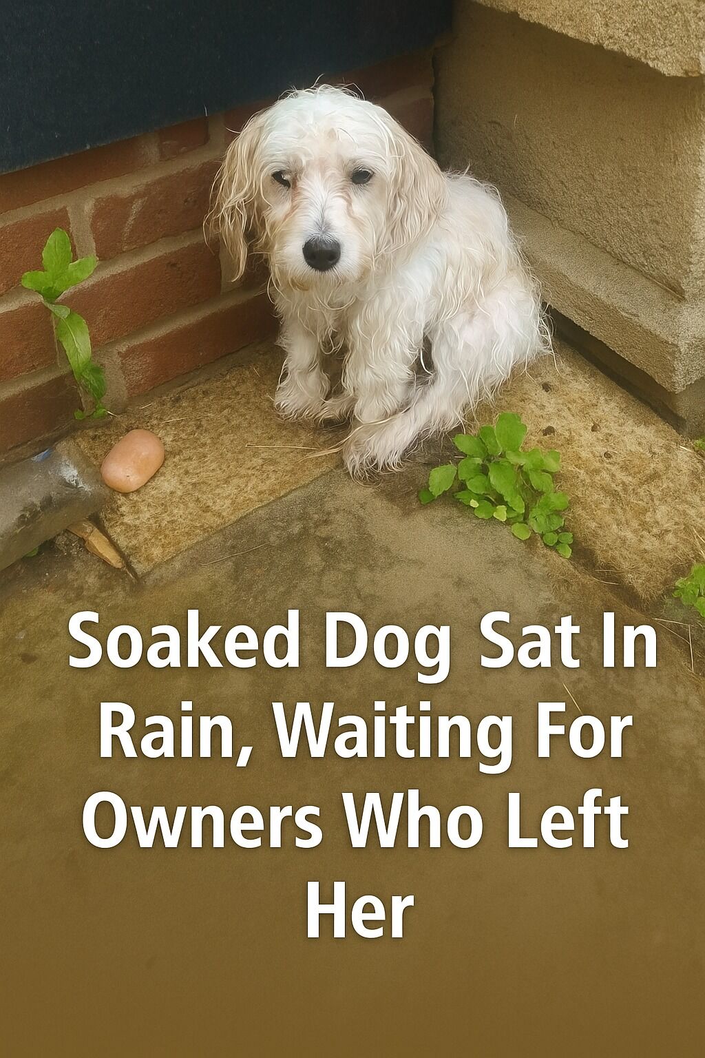 Woman Woke Up To Stray Dog Soaked By Last Night’s Storm