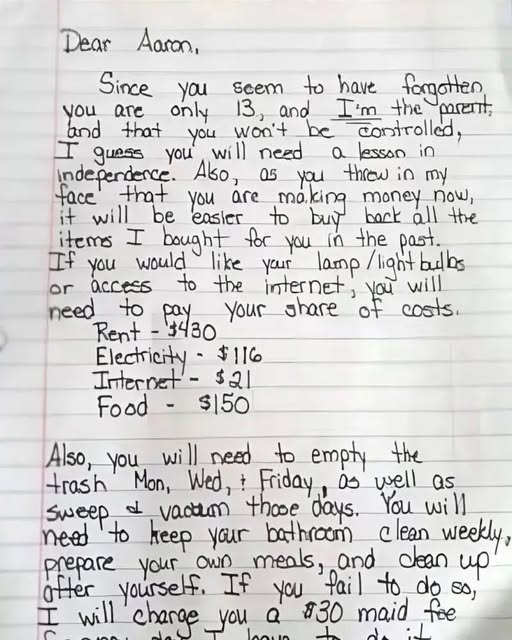 Mom Leaves a Note on Her “Disrespectful” Son’s Door—Now It’s Going Viral