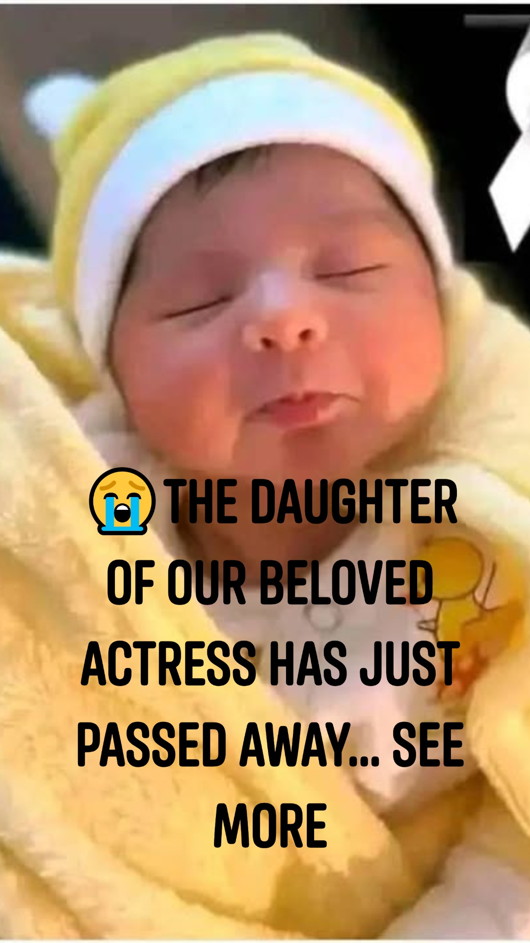 The daughter of our beloved actress has just passed away… See more