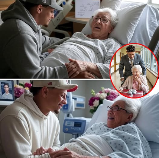Patrick Mahomes visited his old teacher 80 year in the hospital
