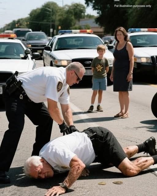 A police officer forced my 72-year-old husband to lie face-down on scorching