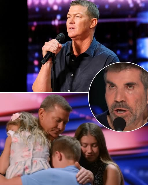 A single dad stood under the spotlight, holding the mic like it was holding him together. He’d lost his wife in a tragic accident, and now he was raising three kids on his own. Tonight, he sang for her. His voice shook—not from nerves, but from everything he’s held in. As he sang the Phil Collins classic, every word felt like it came straight from his heart. The room went silent—no one moved, no one breathed. By the end, tears filled eyes, the crowd stood, and you could feel it: this wasn’t just a song. It was love, loss, and the quiet strength to keep going.