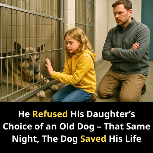 He Refused His Daughter’s Choice of an Old Dog – That Same Night, The Dog Saved His Life