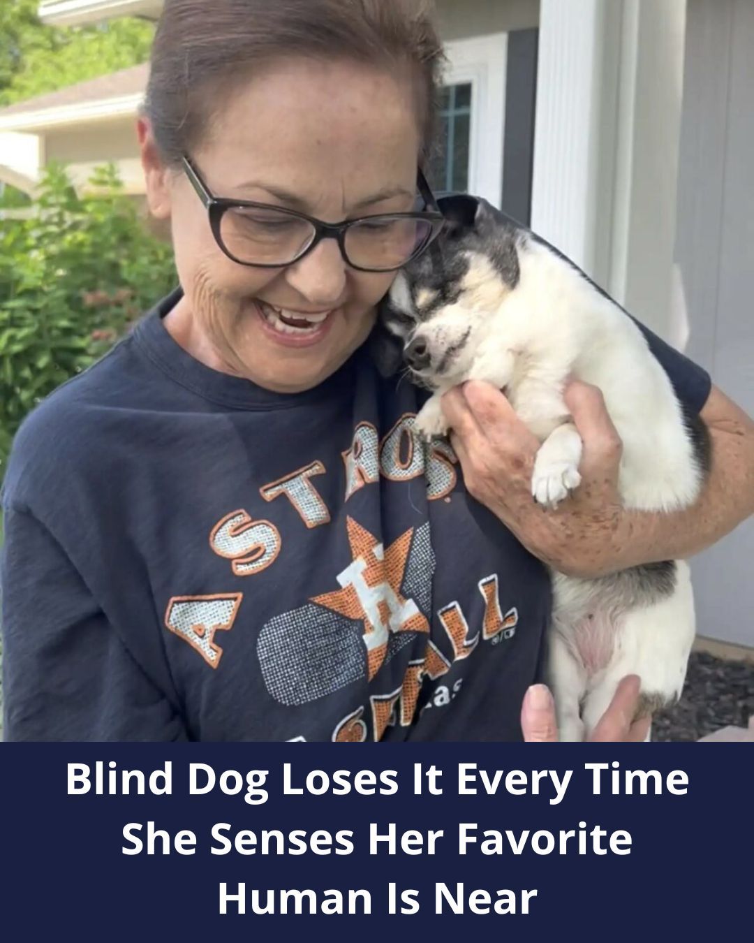 Blind Dog Loses It Every Time She Senses Her Favorite Human Is Near