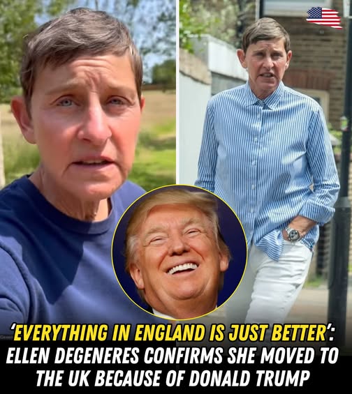 Ellen DeGeneres Blames Trump for Leaving the U.S.—Now Says She’s “Staying in the UK for Good”