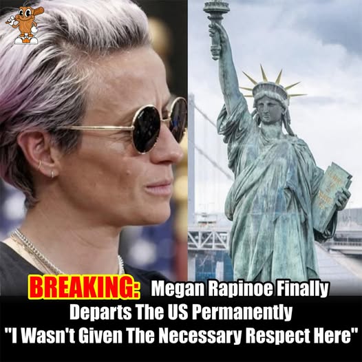BREAKING: Megan Rapinoe Announces She’s Leaving the US—“I Got No Respect”. After facing backlash, soccer star Megan Rapinoe made a shocking announcement that sent shockwaves through social media. What pushed her over the edge—and where does she plan to go next? Her emotional statement isn’t just a sign of frustration—it hints at something much deeper.