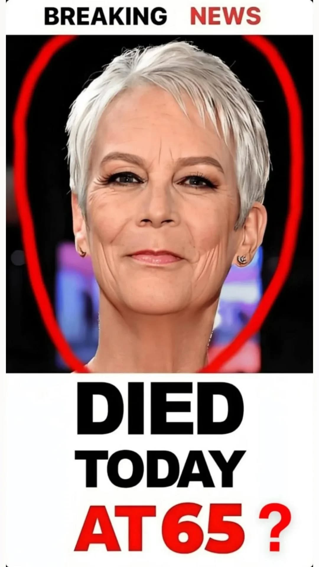 JAMIE LEE CURTIS – SAD NEWS