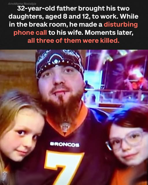 32-Year-Old Dad and His Two Daughters, Aged 8 and 12, Die After He Brought Them to Work