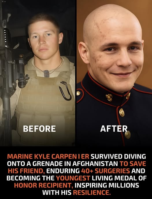 “Kyle Carpenter: The Youngest Living Medal of Honor Recipient and His Journey of Resilience and Heroism”
