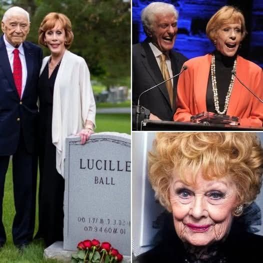 On what would have been Lucille Ball’s birthday, two of television’s most beloved legends — Dick Van Dyke and Carol Burnett — arrived quietly at her gravesite, carrying with them a tribute so personal, it left onlookers in stunned silence. There were no cameras, no press — just a single bouquet, a folded letter, and decades of laughter shared between friends. As they stood beneath the morning sky, the moment felt less like a visit and more like a final performance for someone who helped shape their world. Those lucky enough to witness it said it was one of the most touching gestures ever made in Hollywood’s long history of goodbyes.