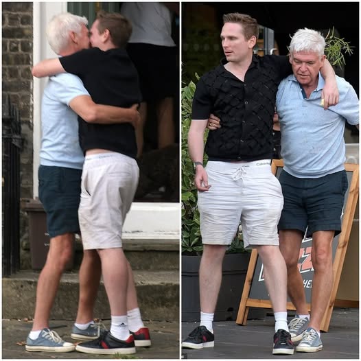 EXCLUSIVE: Phillip Schofield, 63, spotted getting close with mystery male companion, 30
