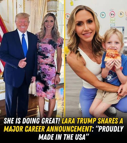 Lara Trump reveals exciting news about her career: “Proudly made in the USA”
