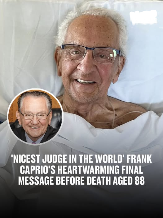 ‘Nicest judge in the world’ Frank Caprio’s heartwarming final message before death aged 88