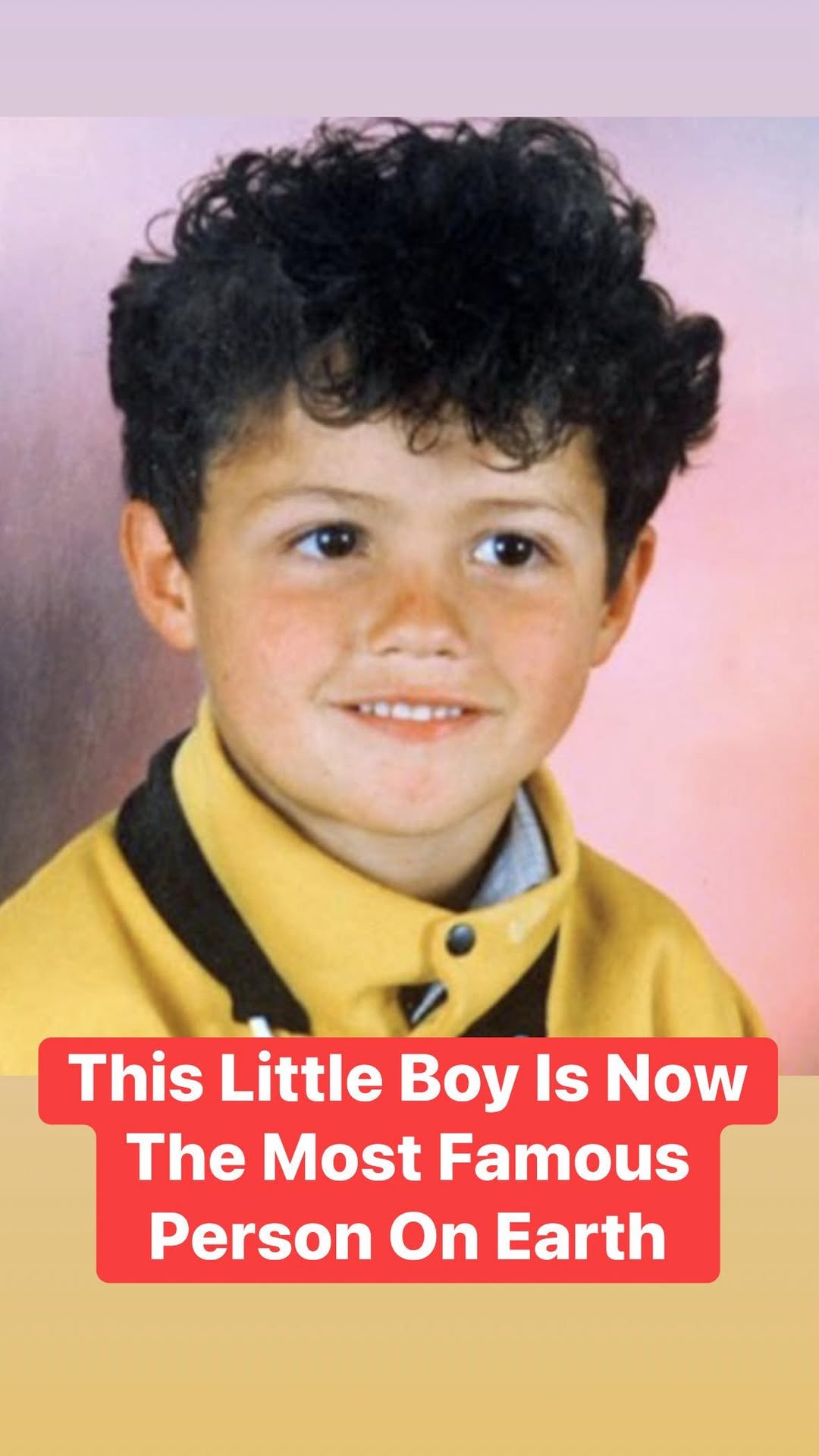 This Little Boy Is Now The Most Famous Person On Earth