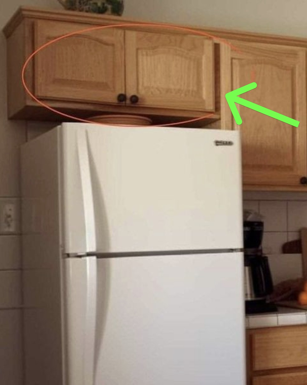Here’s What Those Cupboards Above Your Refrigerator Are Used For