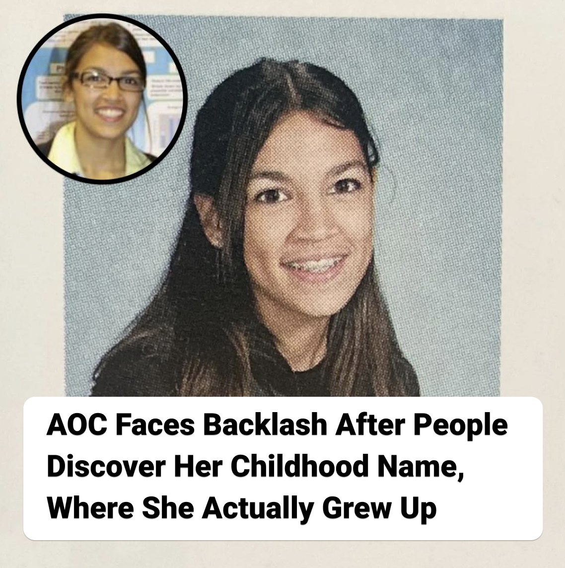 AOC Faces Backlash After People Discover Her Childhood Name, Where She Actually Grew Up
